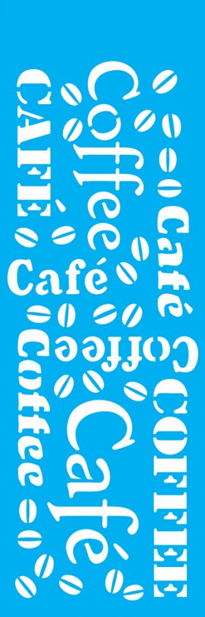 Stencil Estampa Café 
